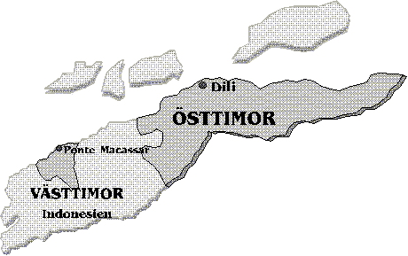 Karta över hela Timor